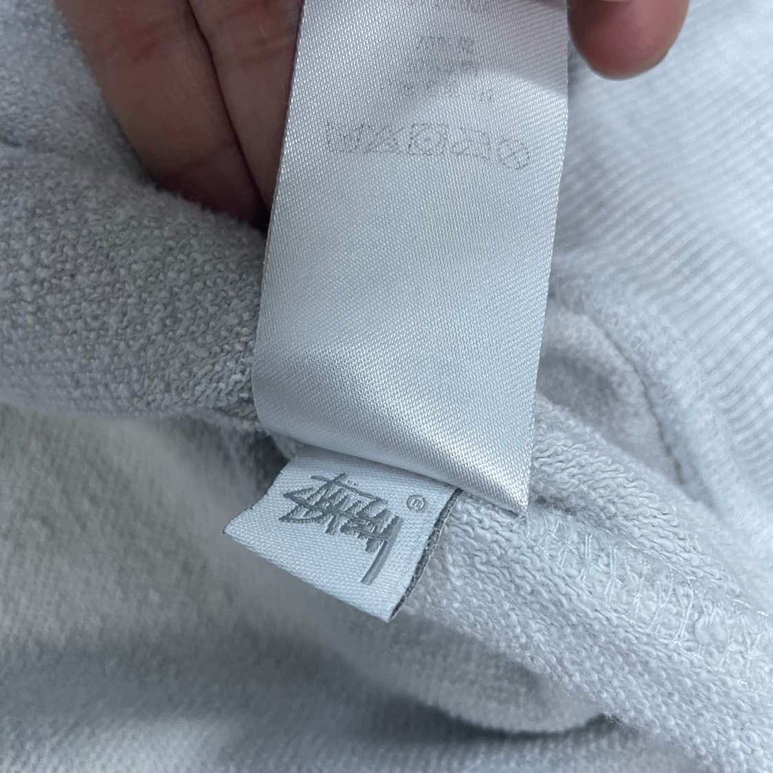 스투시 Stussy 베이직 로고 크루넥 맨투맨 그레이 상품이미지6