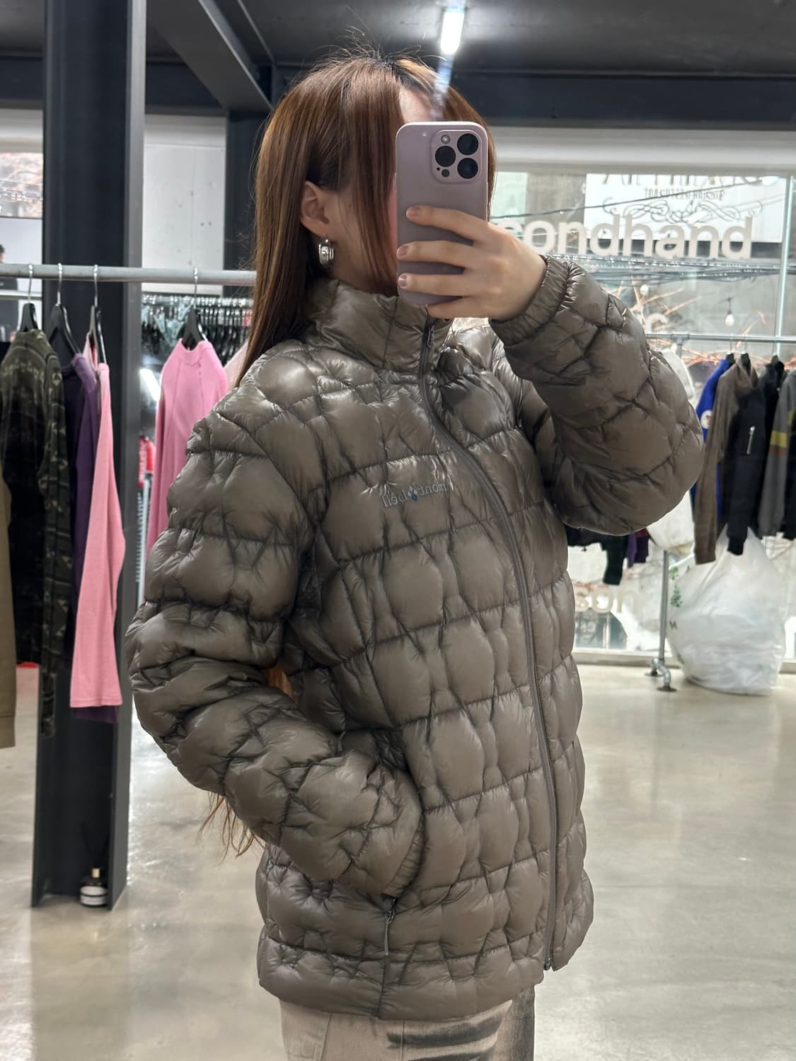 몽벨 1000그리드 필파워 구스다운 패딩 상품이미지4