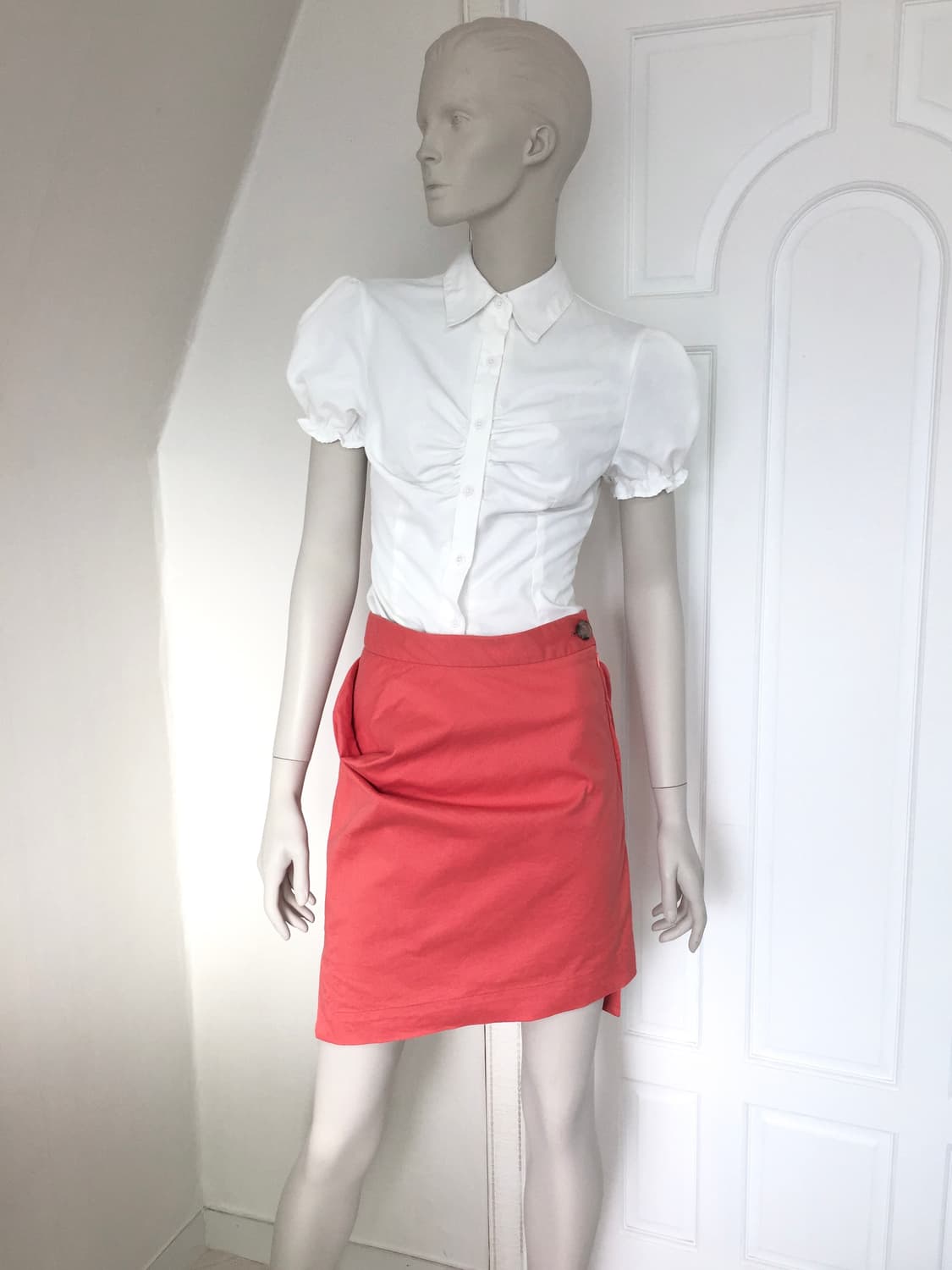 비비안웨스트우드 Iconic Draped  Coral Skirt 상품이미지3