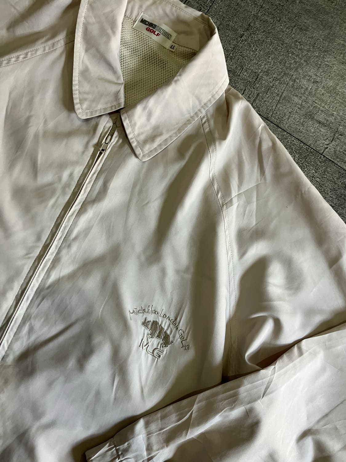 일본빈티지 Michiko 올드스쿨아메카지 아방핏 90‘s 블루종자켓 상품이미지2