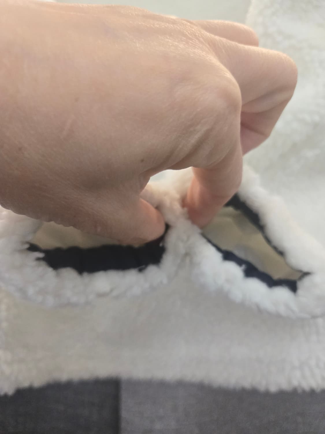 노스페이스 뽀글이 후리스 화이트랴벨아이보리 상품이미지10