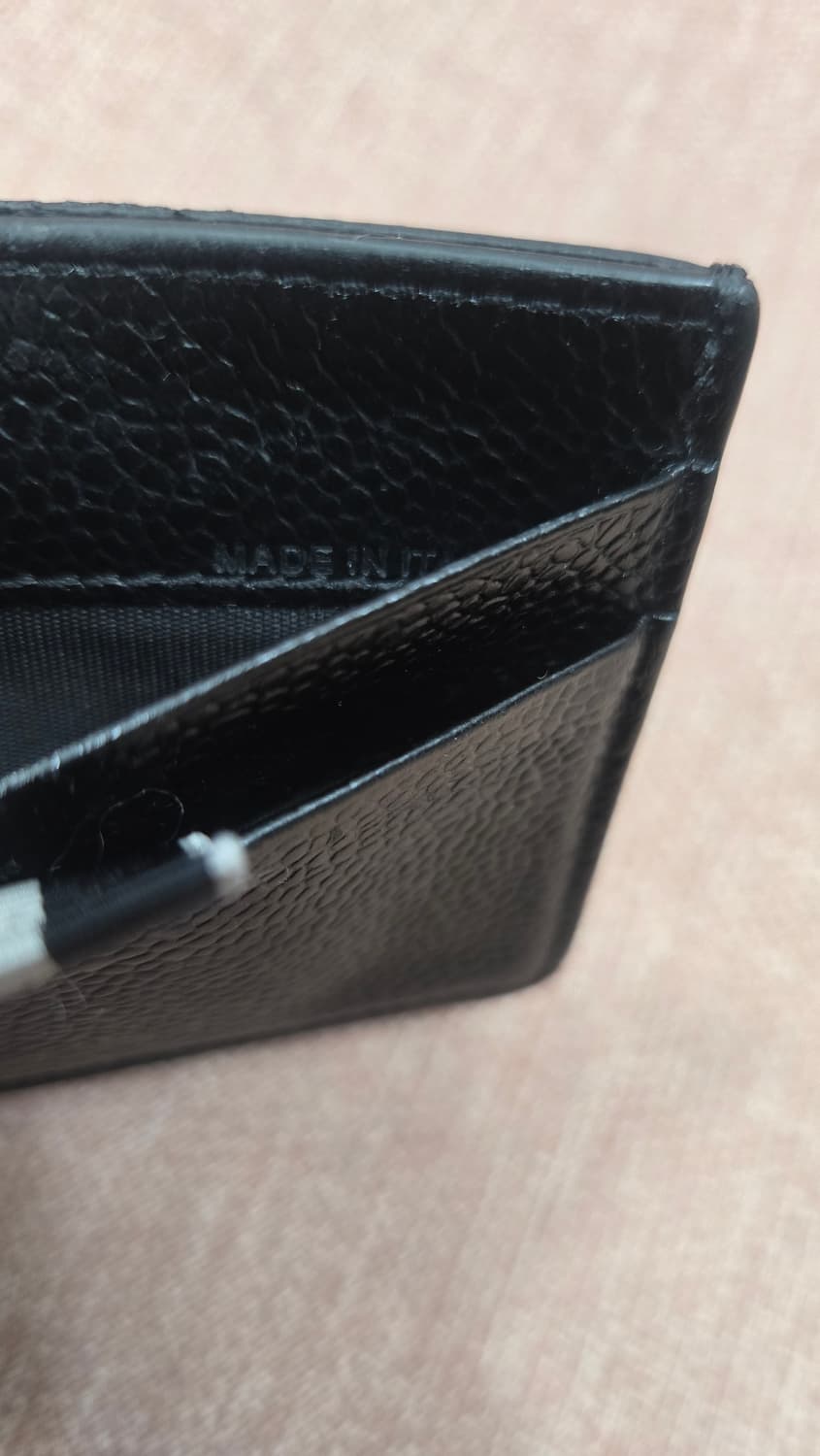 톰브라운 블랙 카드지갑 삼선탭 상품이미지6