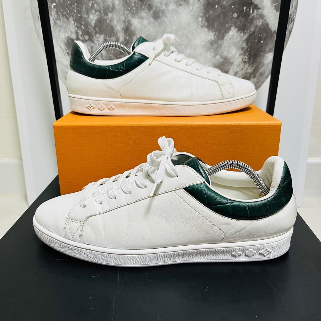 정품 8.5) 루이비통 룩셈부르크 크로커 스니커즈 275~280 상품이미지1