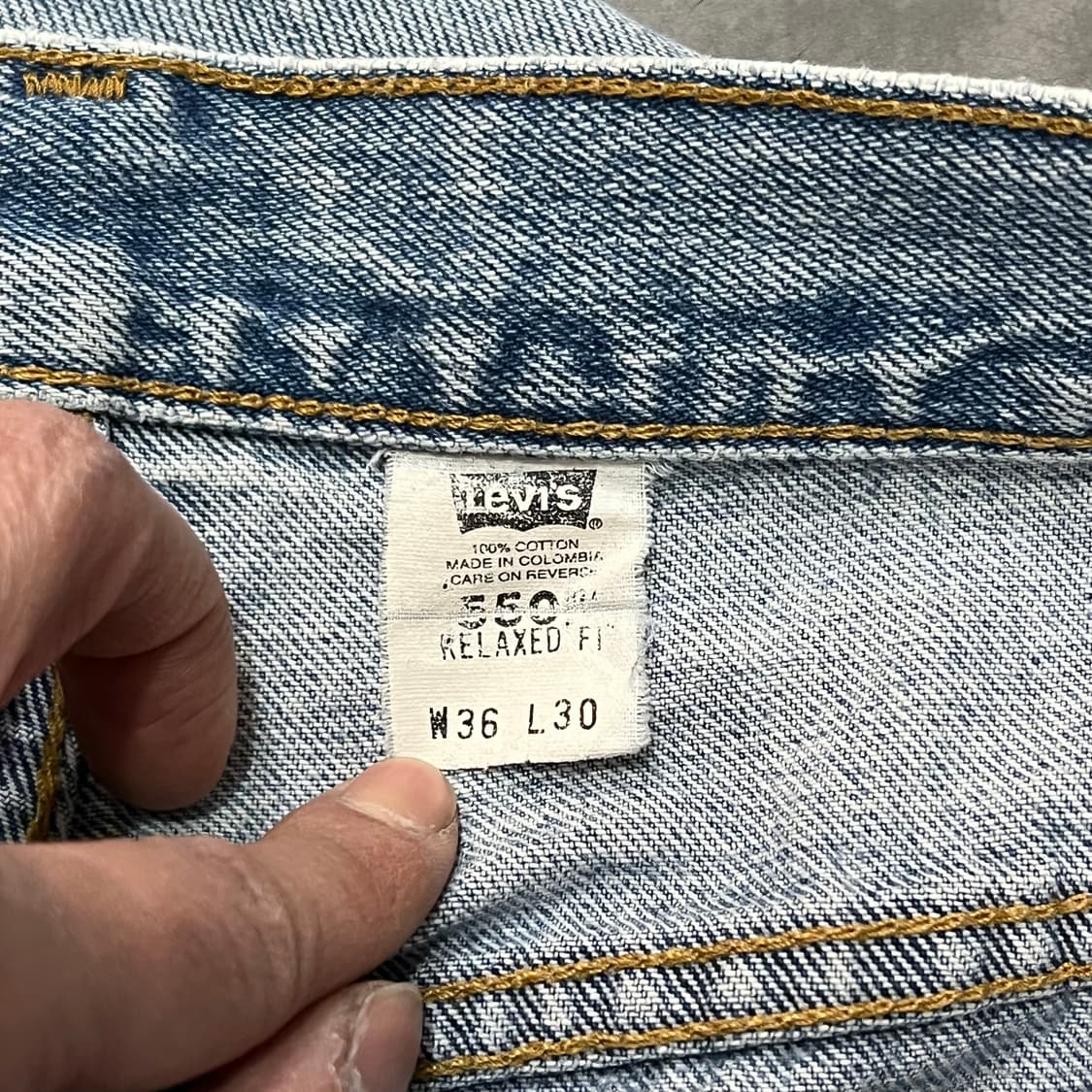  리바이스 550 데님팬츠 y15489 상품이미지7