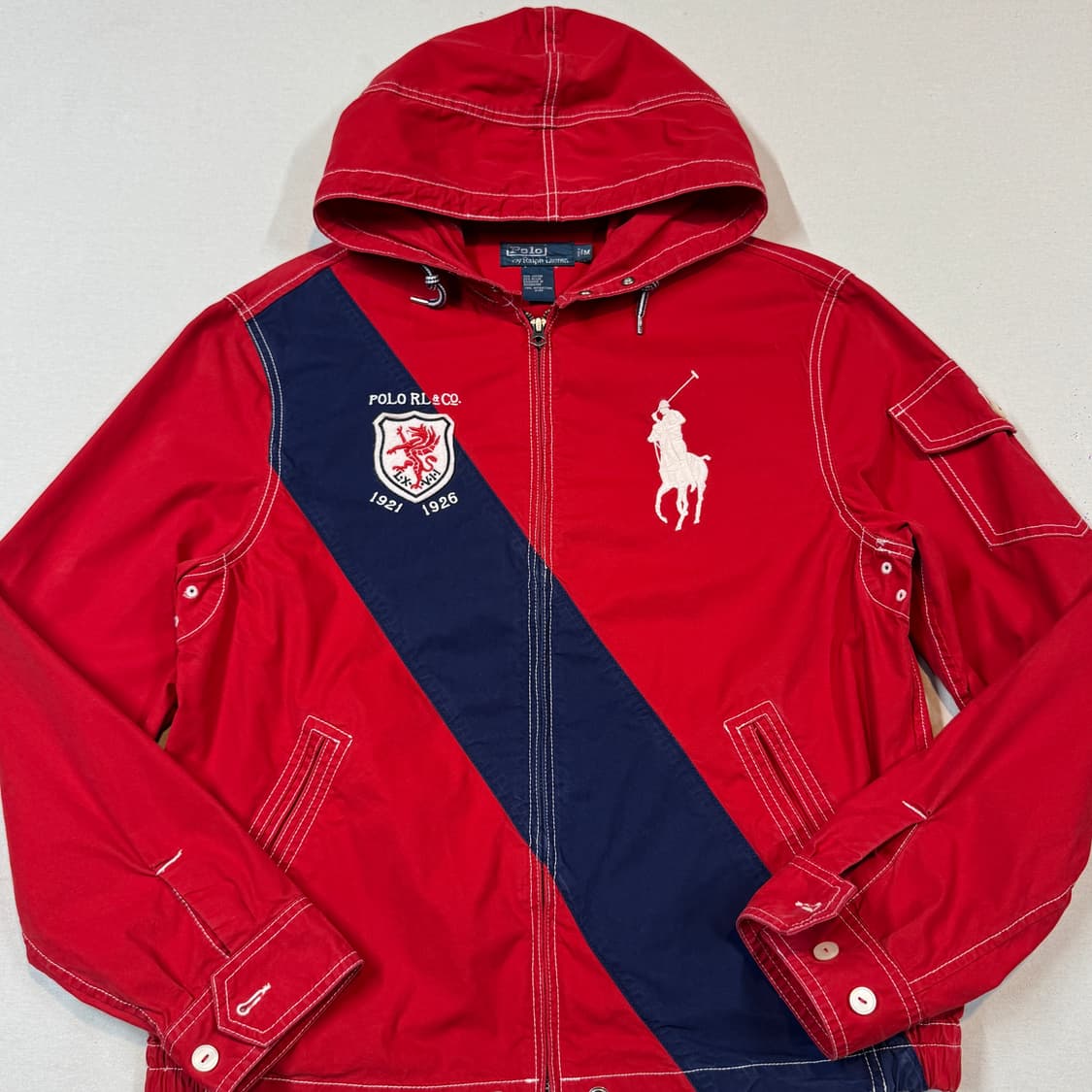 M) 폴로 랄프로렌 빅포니 코튼 후드 자켓 상품이미지2