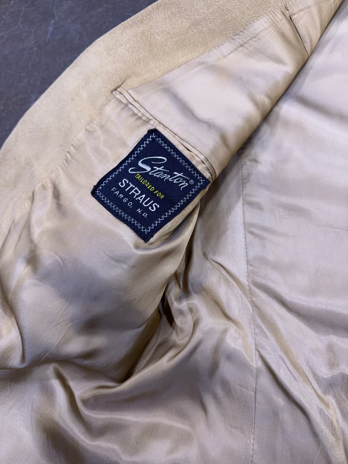 Stanton 스트라우스 테일러 울트라 스웨이드 캐쥬얼 싱글자켓 M 상품이미지8