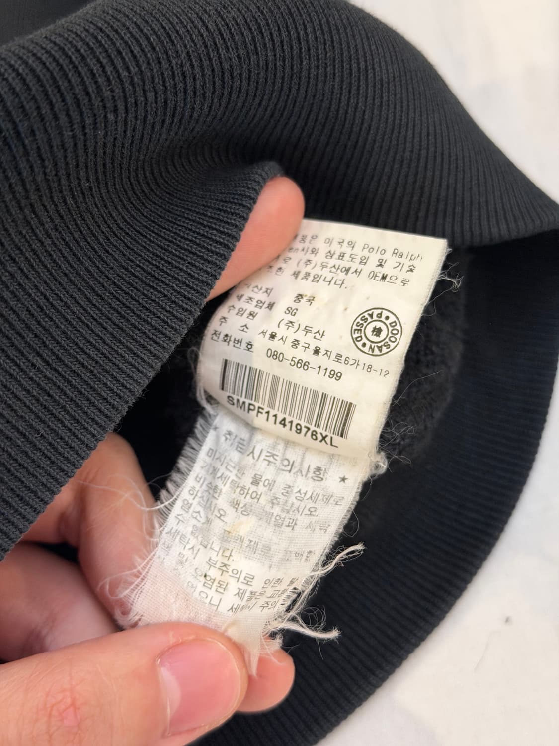 폴로 랄프로렌 빅포니 치프키프 후드집업 블랙 레드 상품이미지5