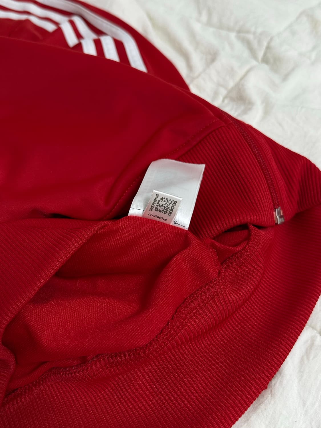 아디다스 구 파이어버드 져지  레드 미디움 상품이미지5