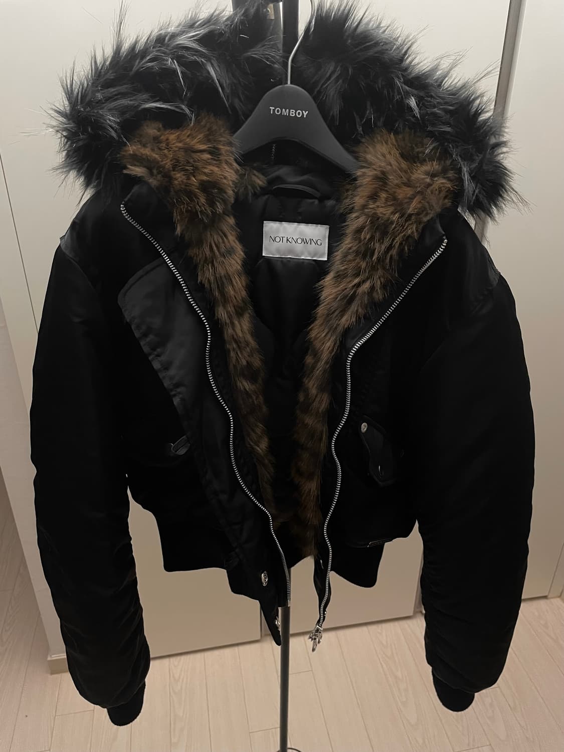낫노잉 Fur Trim MA-1 Padded Jumper 상품이미지2