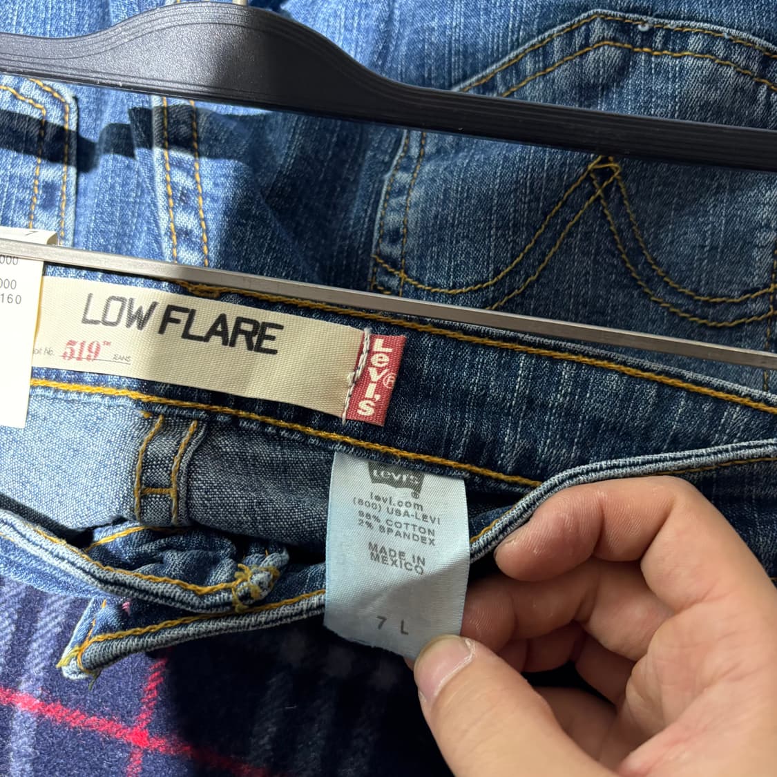 리바이스 519 데드스탁 부츠컷 데님팬츠 상품이미지5