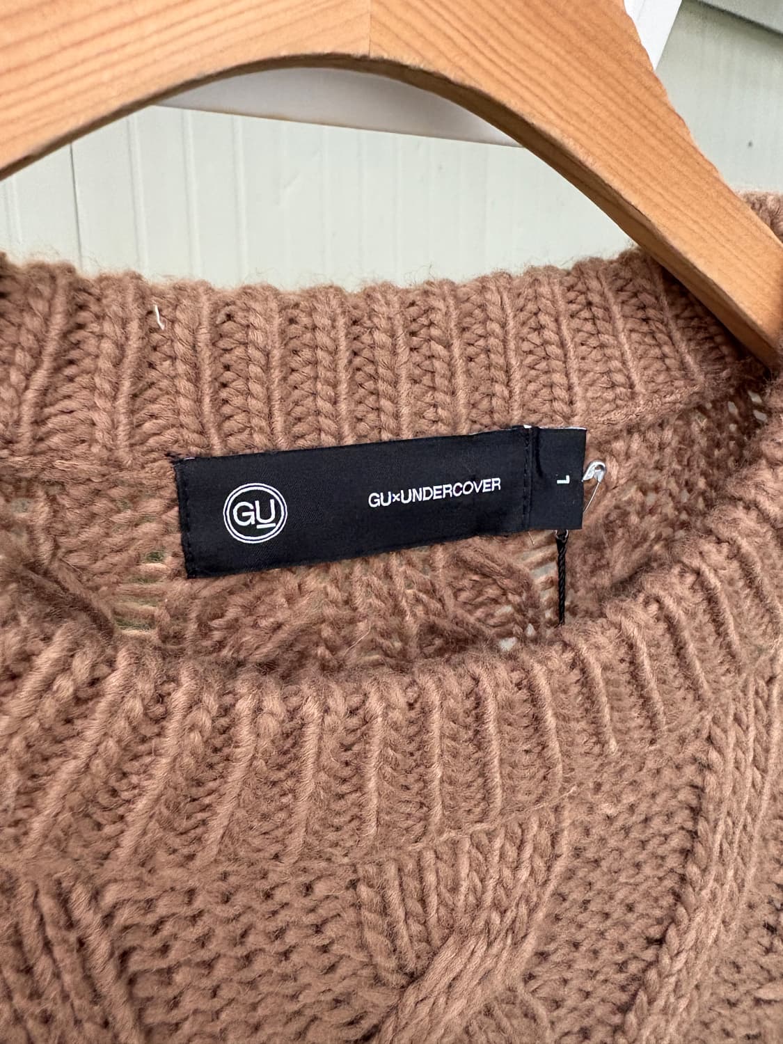 언더커버 x 지유 오버핏 니트 상품이미지7