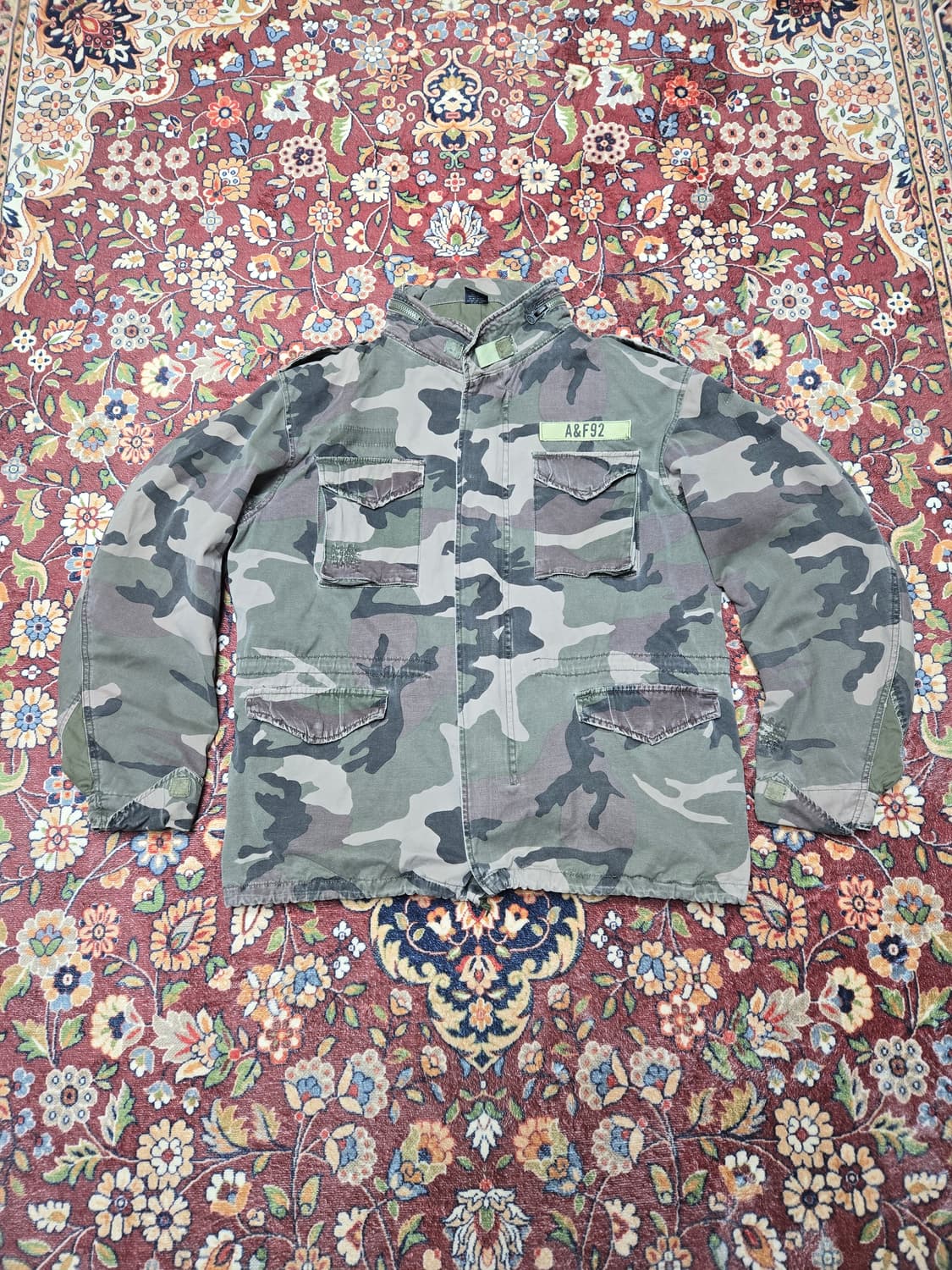 [판매] 아베크롬비 & 피치(A&F) 빈티지 M-65 카모 필드 자켓 상품이미지1