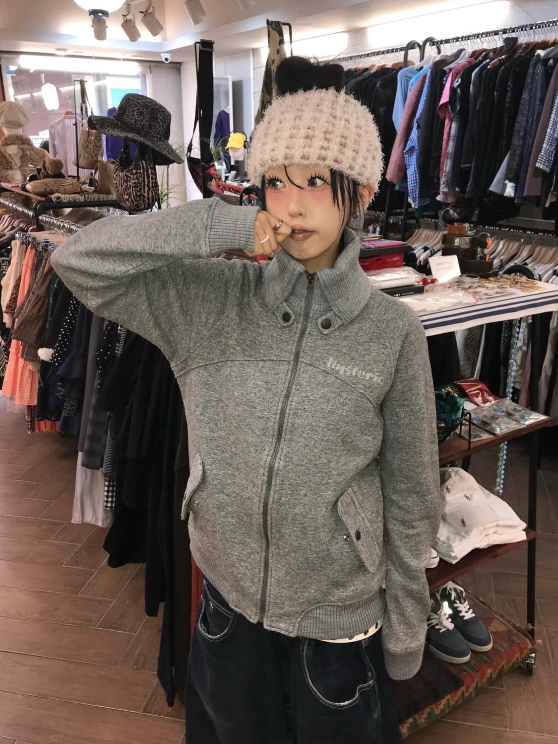 Hysteric Glamour Sweater Zip-Up 상품이미지2