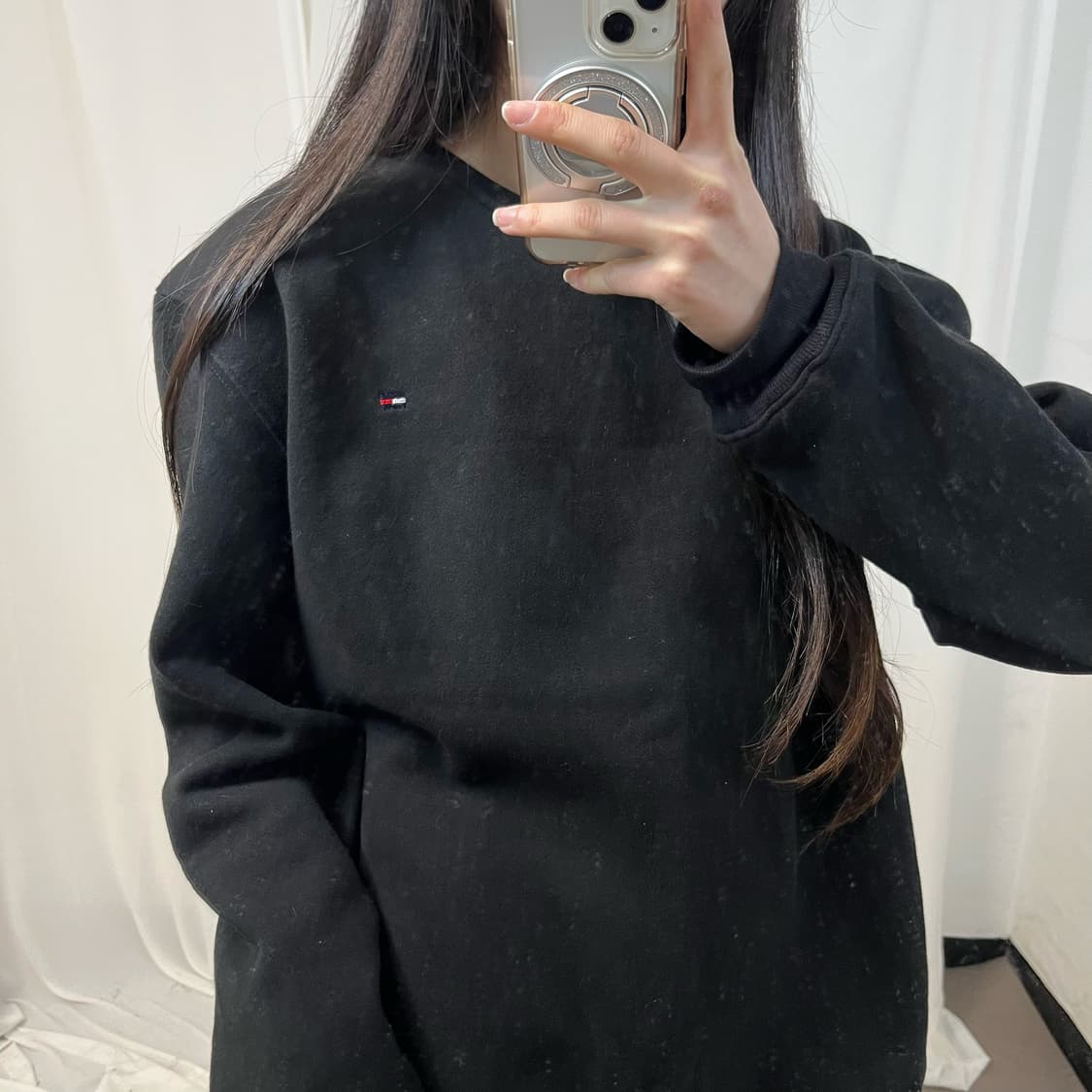 Tommy Hilfiger black sweatshirt 상품이미지3