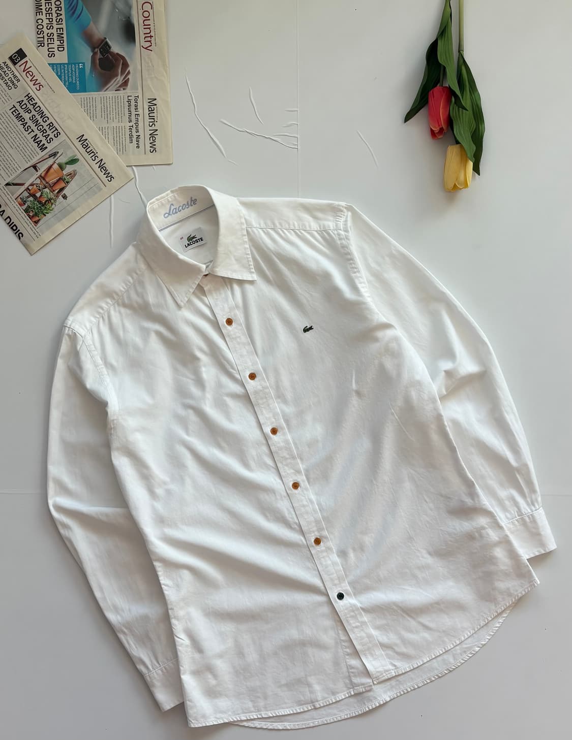 Lacoste 라코스테 화이트 셔츠 상품이미지1