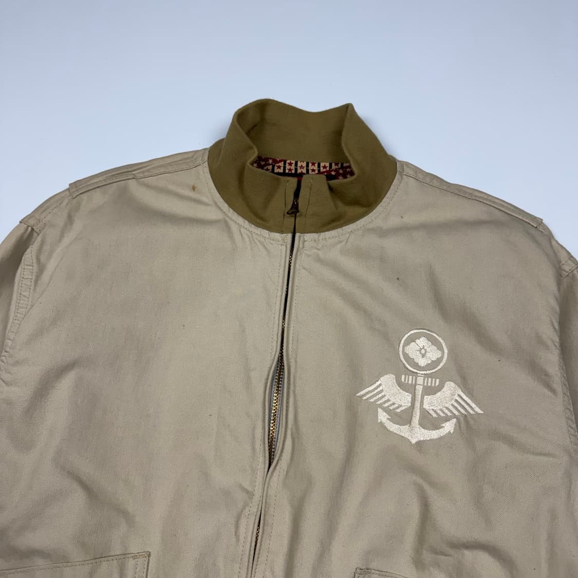 (105) 재팬빈티지 코튼 탱커 자켓 카키 상품이미지3