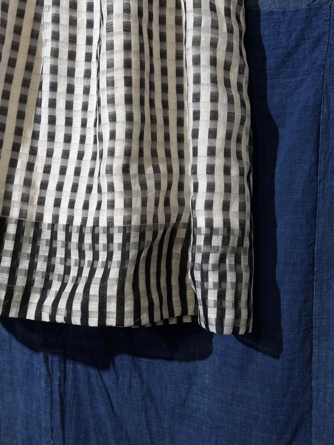 26inch ) M'S GRACY Sheer Gingham Skirt 상품이미지5