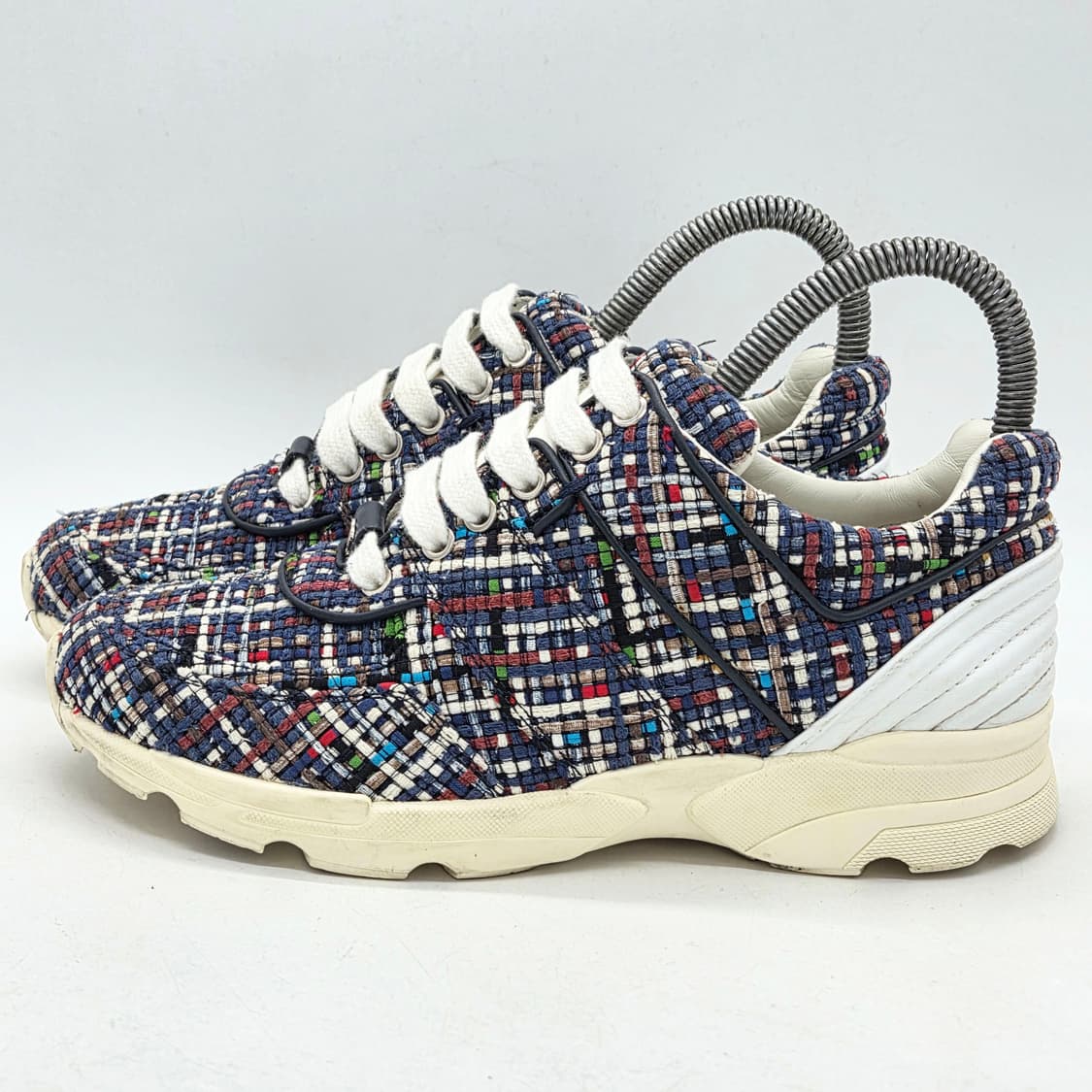 샤넬 우먼스 CC로고 트위드 트레이너 스니커즈 (36 1/2) 상품이미지1