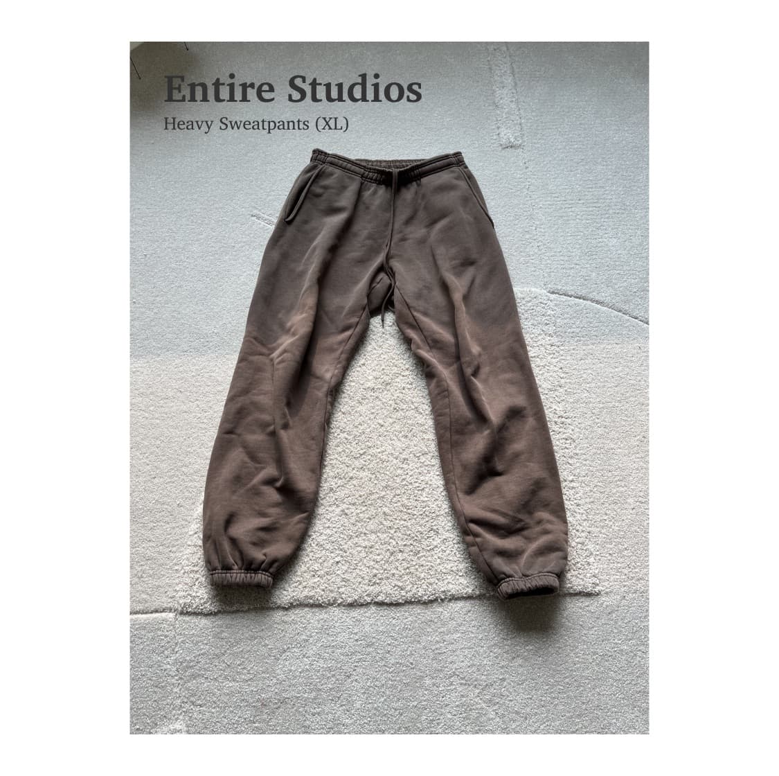 엔타이어스튜디오 헤비 스웻팬츠 (31-34) 상품이미지1