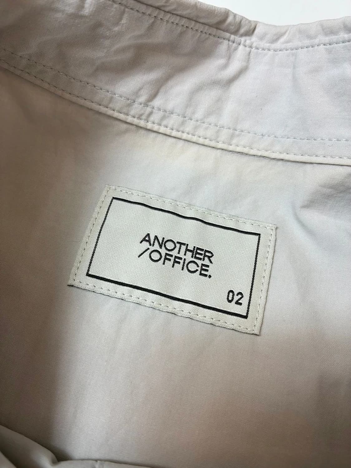 어나더오피스 Writer 도브 그레이 반팔 셔츠 PN8596 상품이미지6