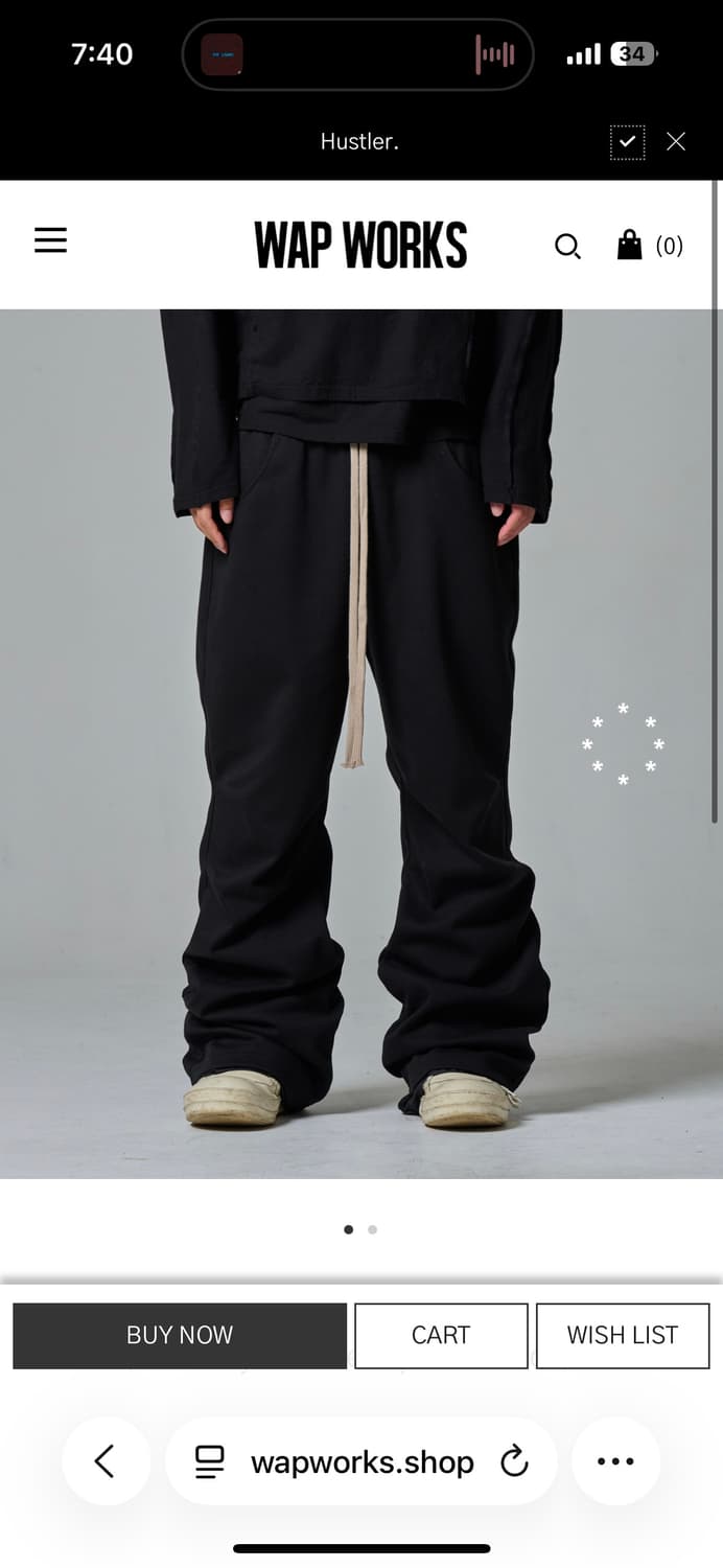 Wapworks 스웻팬츠 상품이미지1