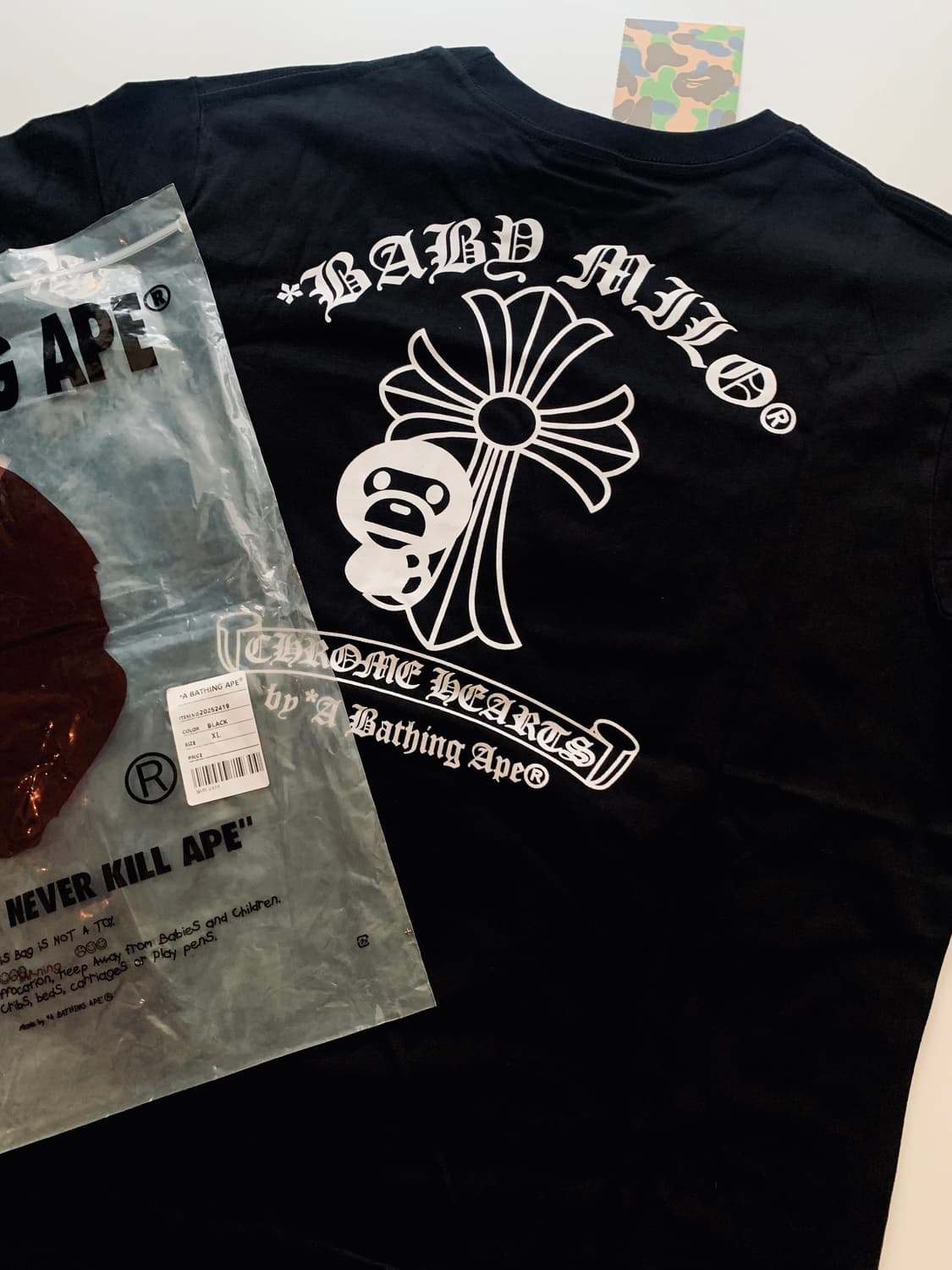베이프 BAPE x 크롬하츠 반팔 티 상품이미지2