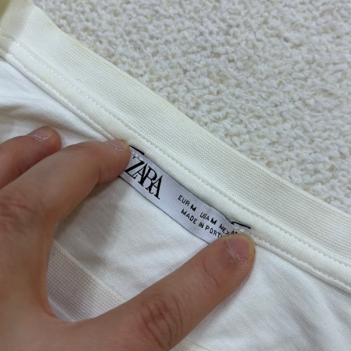M 자라 빈티지 반팔 티셔츠 0313E 상품이미지3