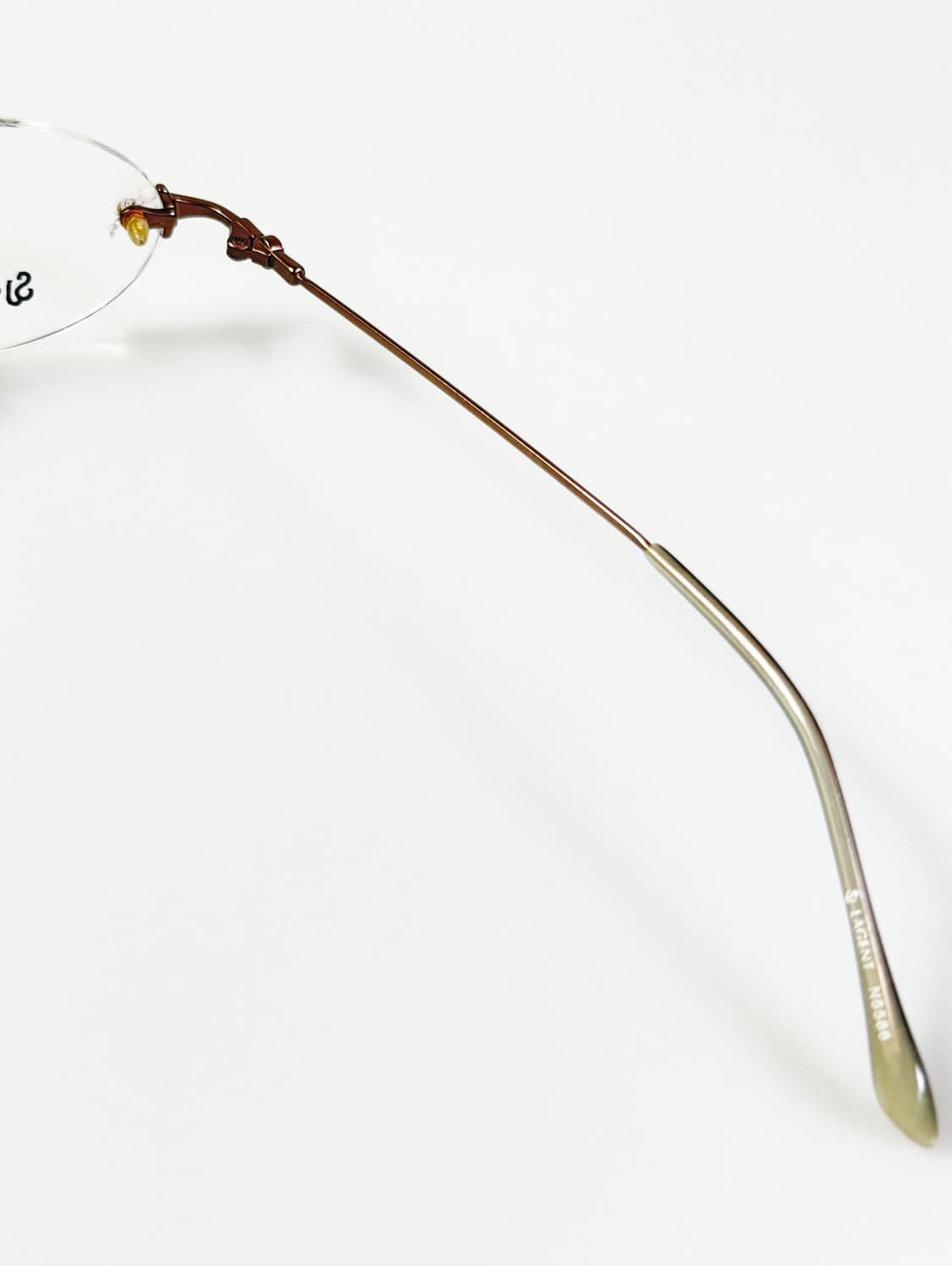 SJ LAGENT 서전 무테 티타늄 오벌 빈티지 안경 상품이미지6