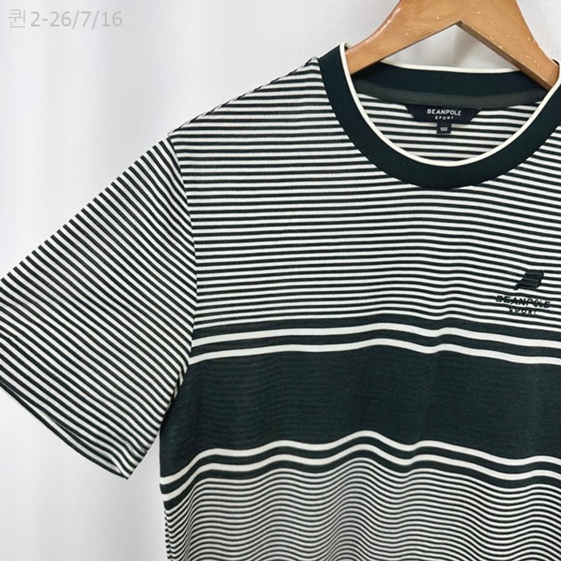 빈폴 남자 스트라이프 반팔티 100 상품이미지3