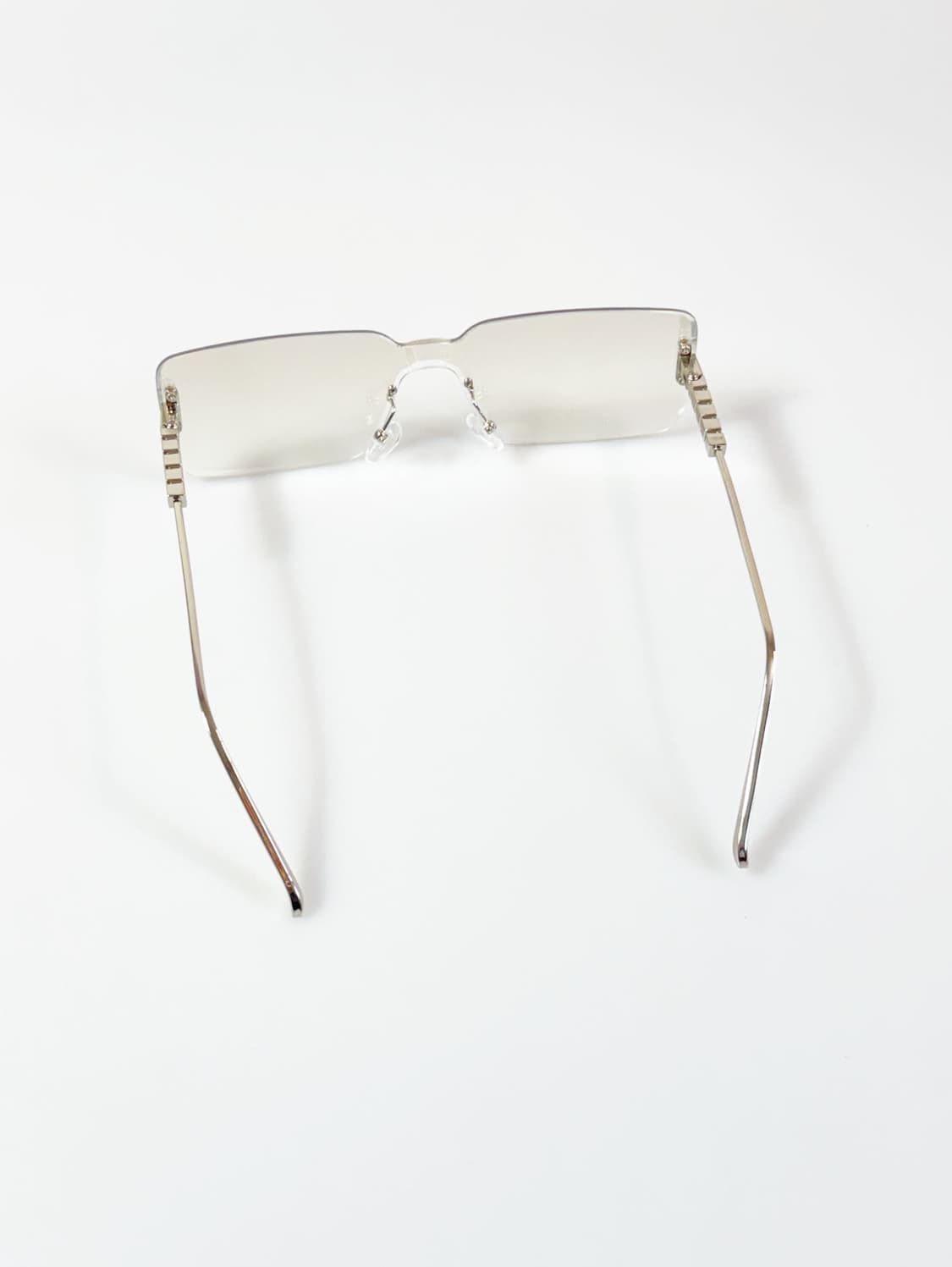 고글 무테 스퀘어 쉴드 프레임 빈티지 틴트 선글라스 상품이미지5