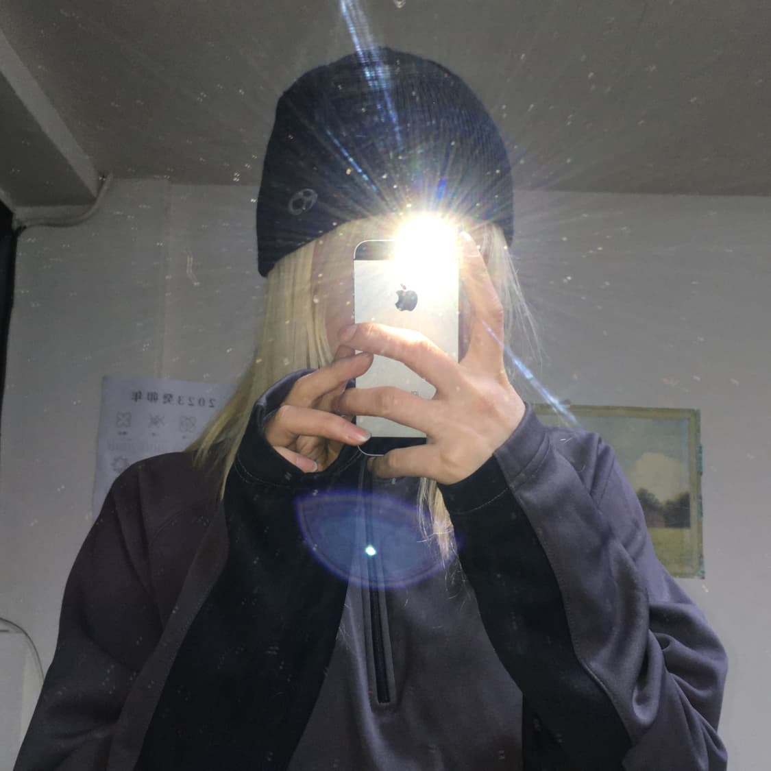 투티/0372 OY 메탈 로고 비니 블랙 빈티지 세컨핸즈 상품이미지1