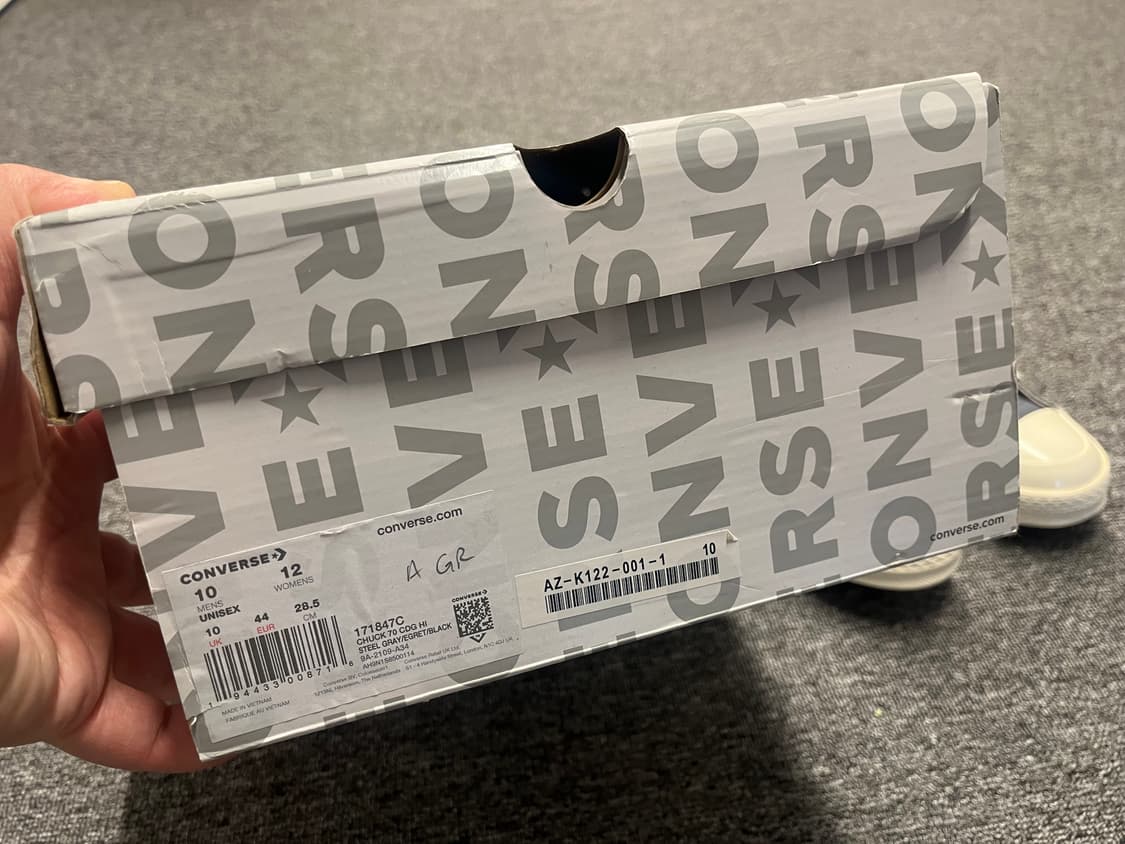 [285] 컨버스 X CDG 척테일러 하이 상품이미지7