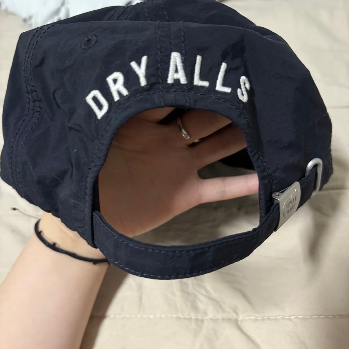 휴먼 메이드 5 패널 나일론 캡 네이비   상품이미지2