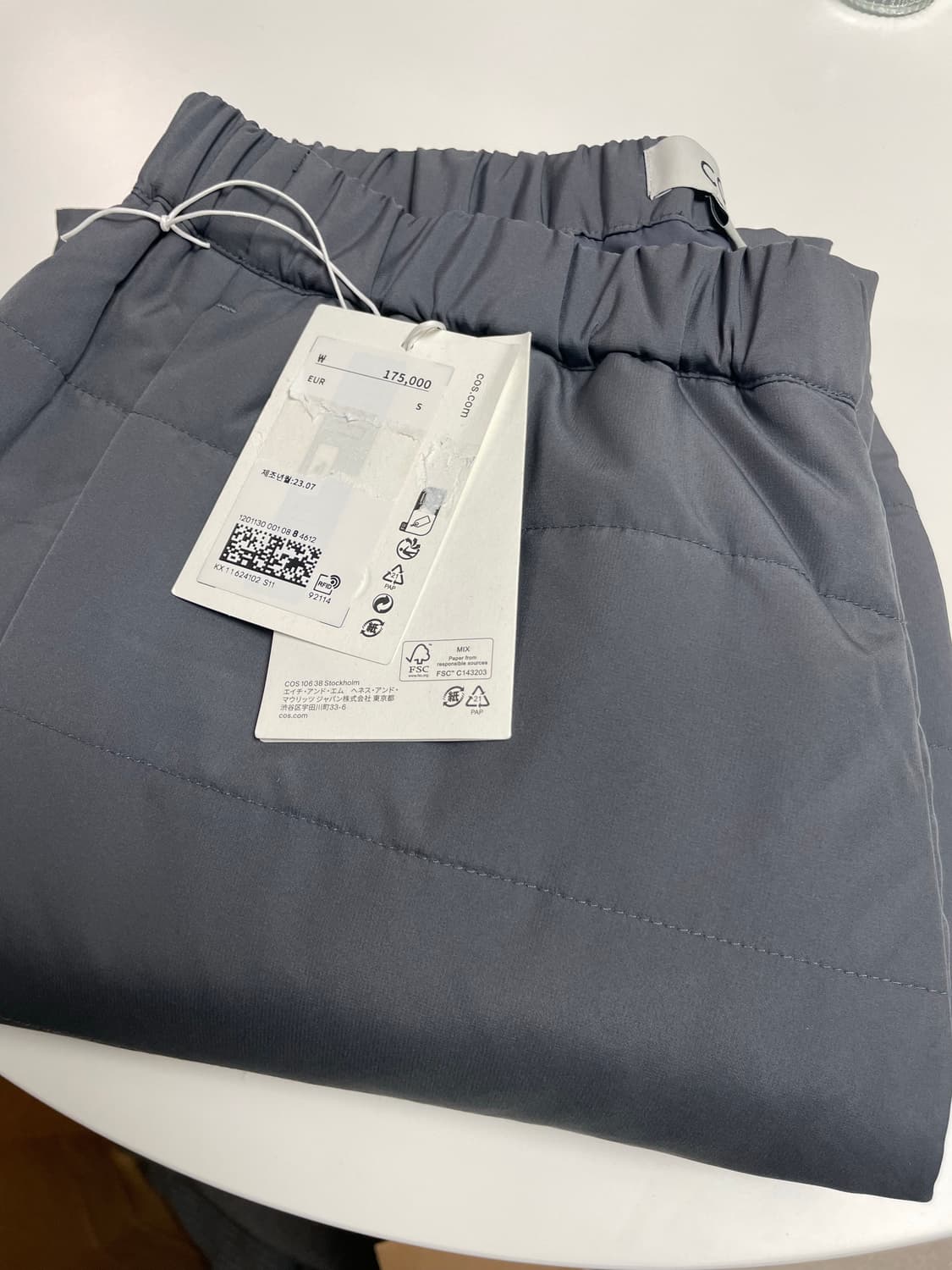 코스 패디드 팬츠 미착용 상품이미지1