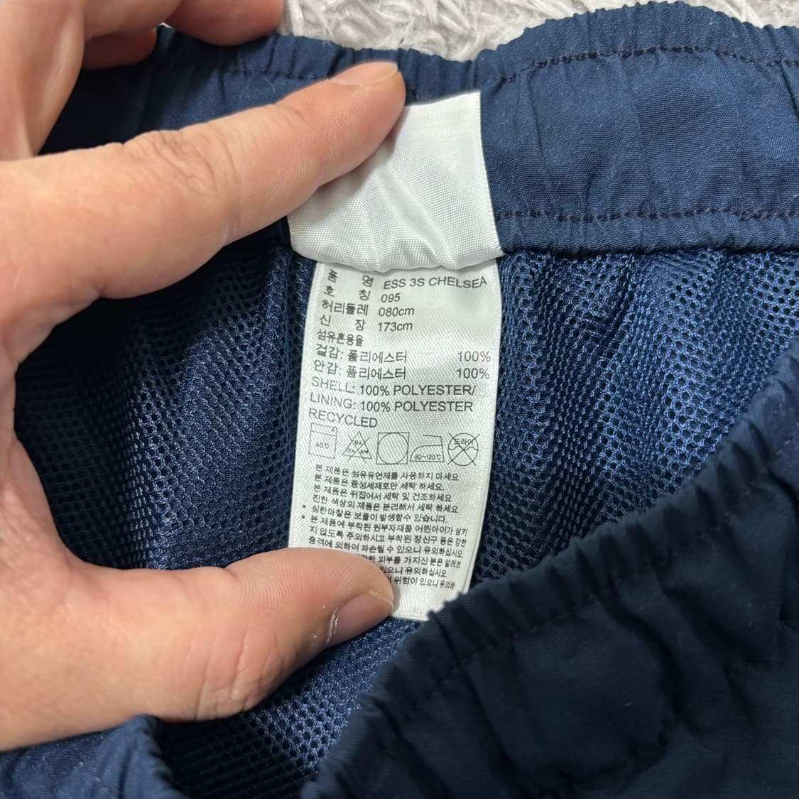 아디다스 네이비 삼선 반바지 상품이미지4