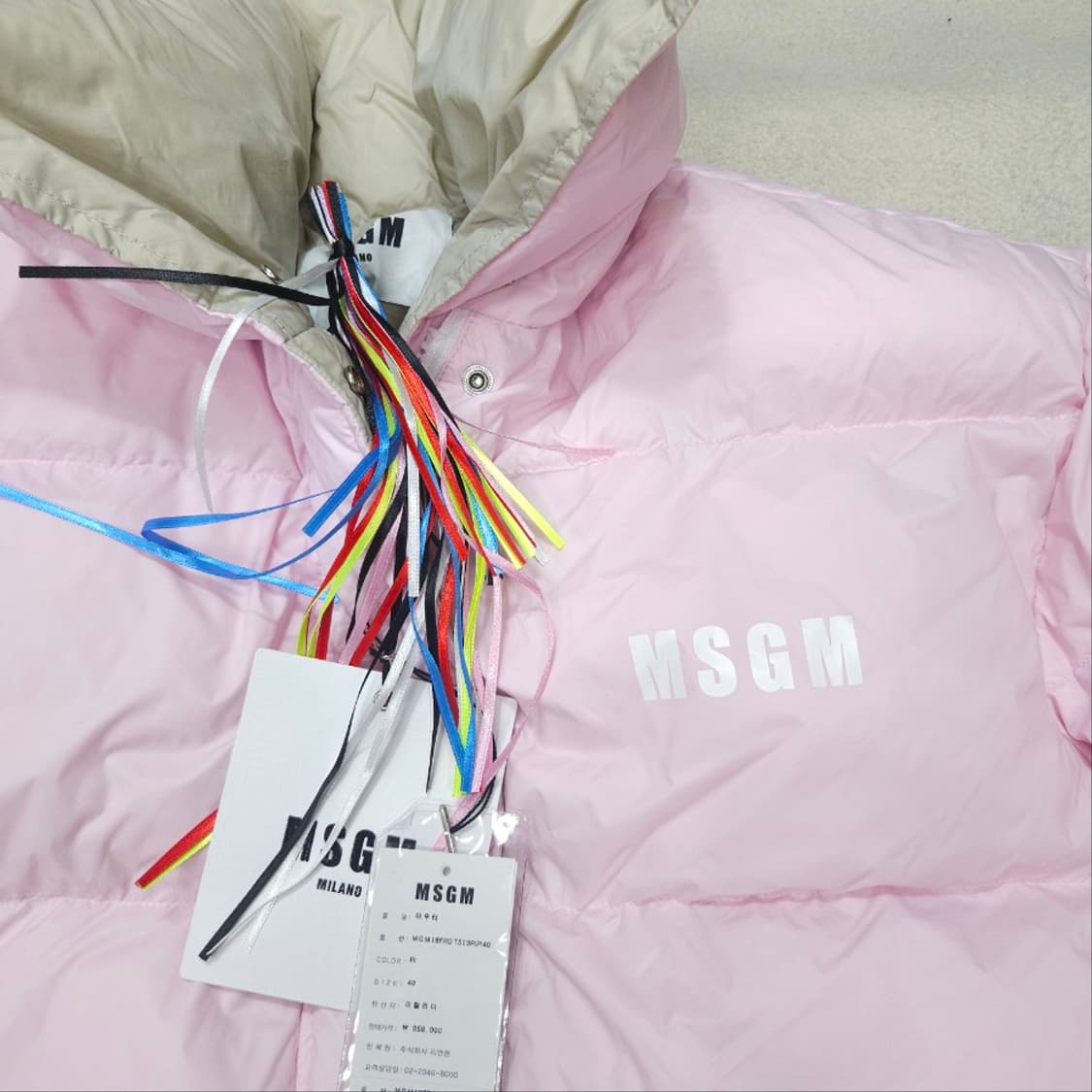 새상품 MSGM 미드 랭스 다운 패딩 40 상품이미지5