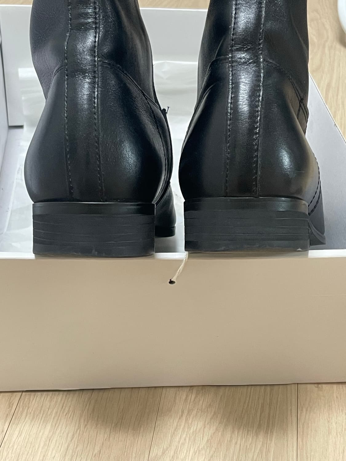 [3] 폴리테루 레더 부츠 블랙(반무광) 상품이미지5