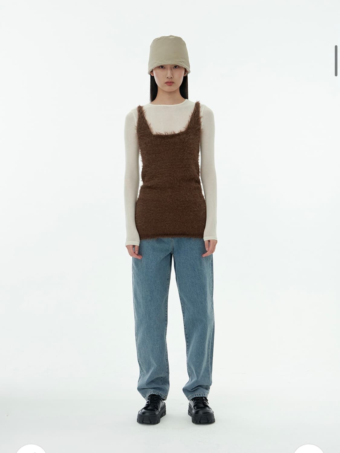 아모멘토 리사이클 데님 라이트 블루 상품이미지3