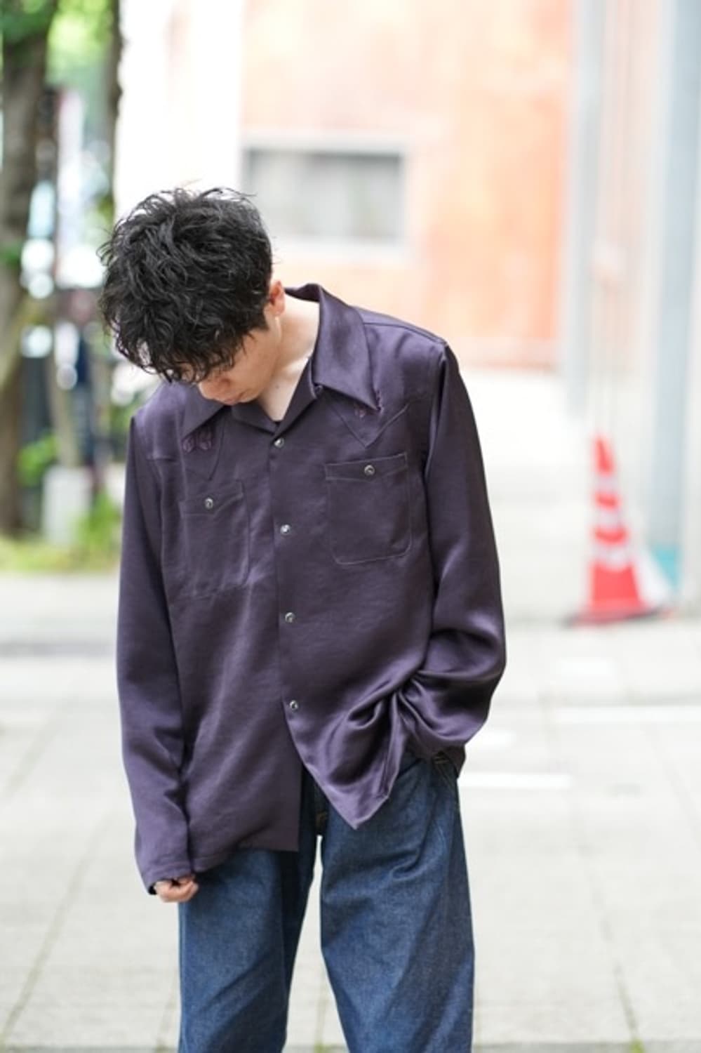 니들스 카우보이 새틴 셔츠 상품이미지3