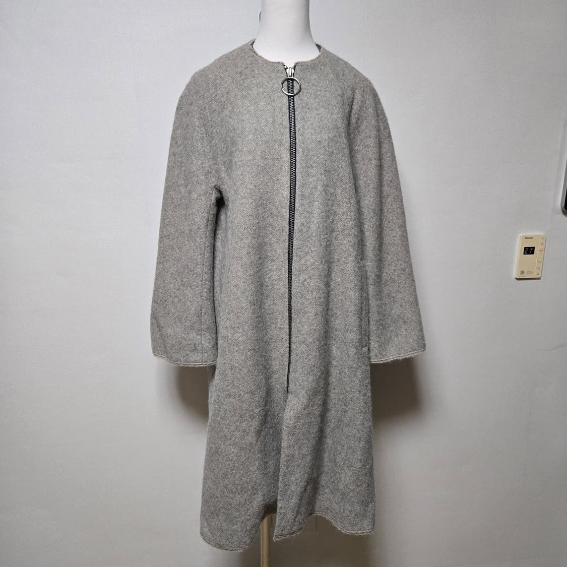 시스템 알파카 집업 코트 / 여성 코트 / 여자 코트  상품이미지6