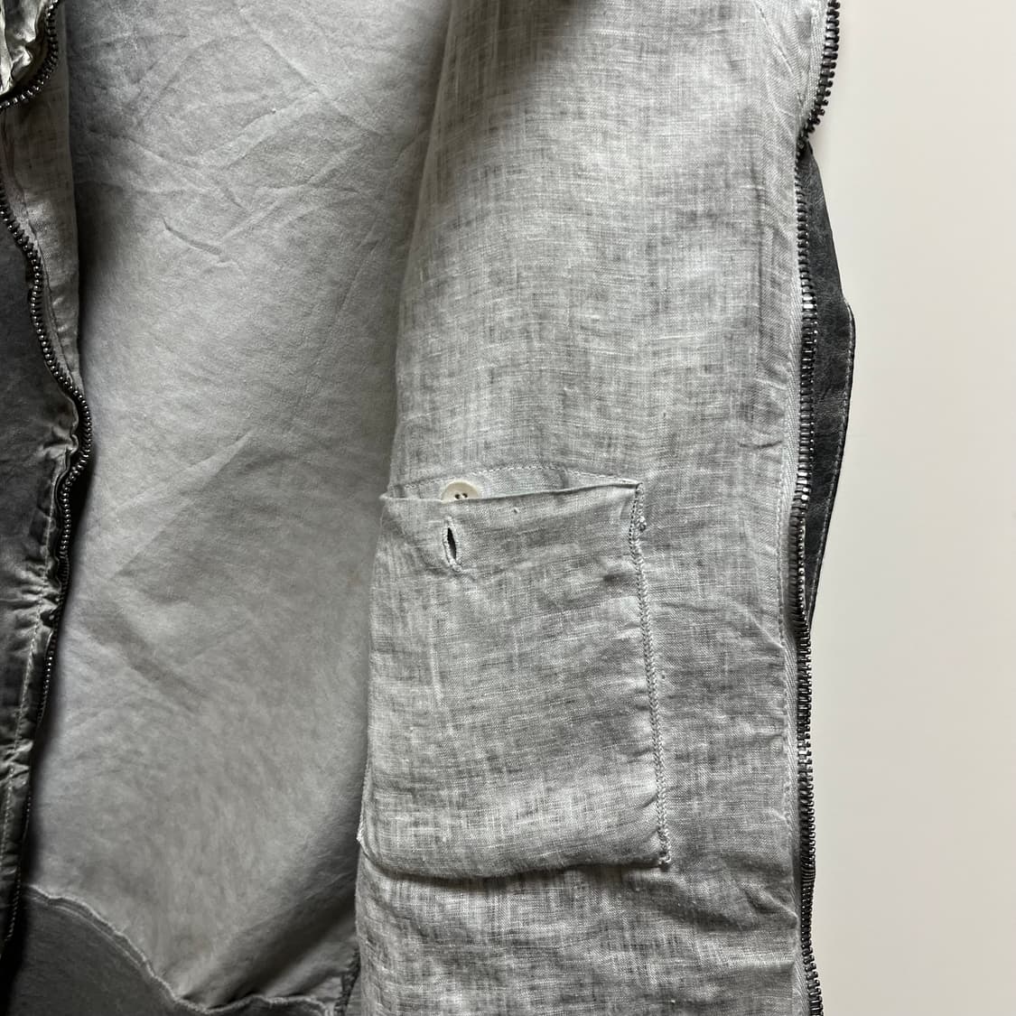 트랜짓 워시드 램스킨 자켓 상품이미지4