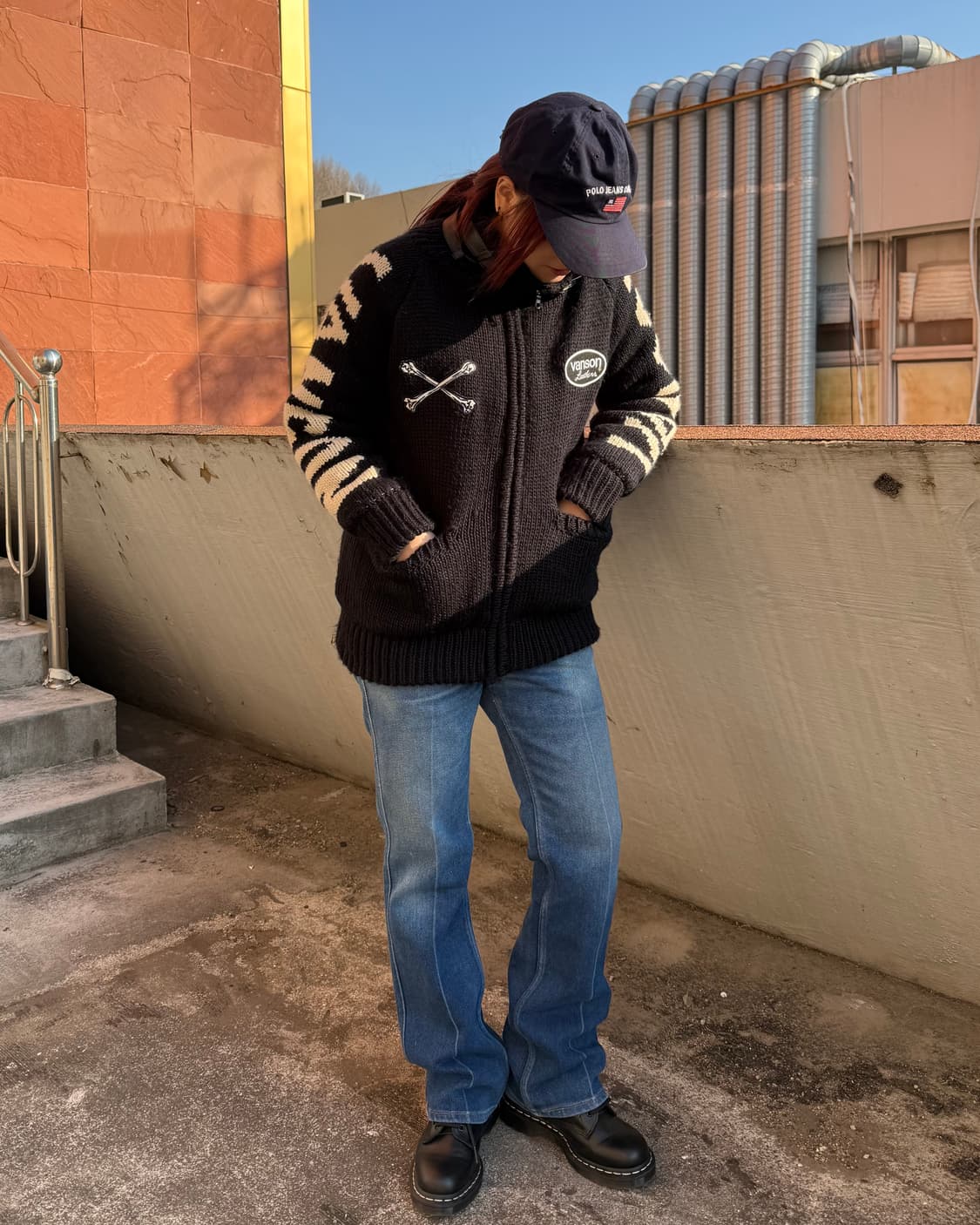 밴슨 스컬 코위찬 자켓 상품이미지2