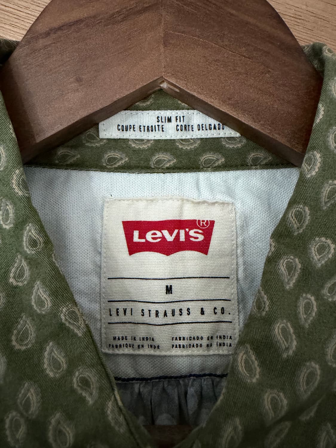 Levi’s 올리브 패턴 셔츠 상품이미지4