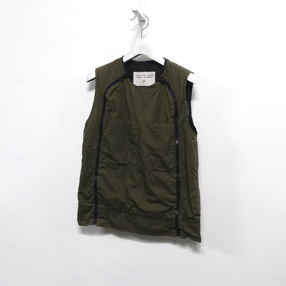 DELICATE 빈티지 밀리터리 아카이브 지퍼 베스트 상품이미지3