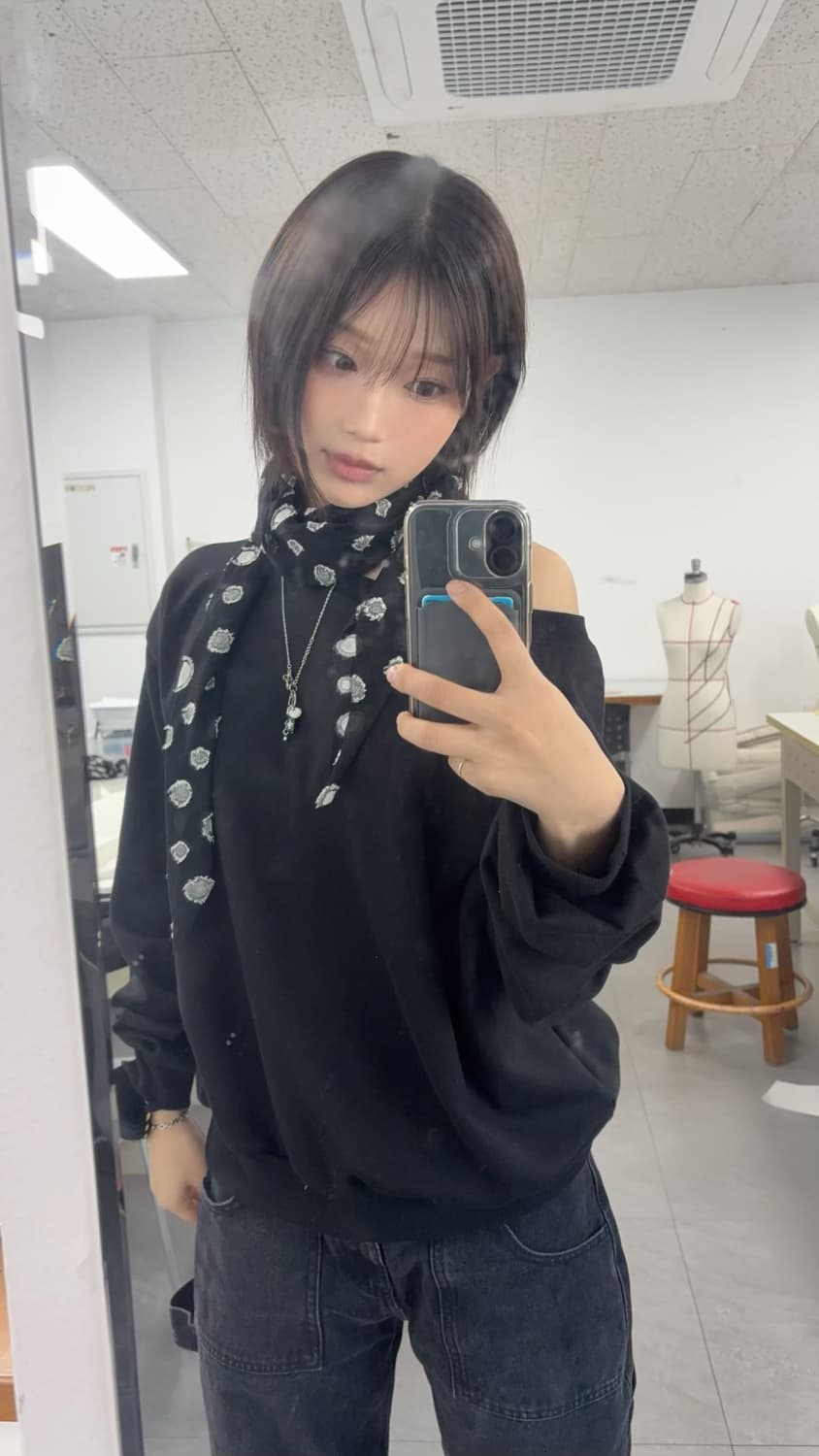 S.O.O Vintage Dot Scarf 상품이미지4