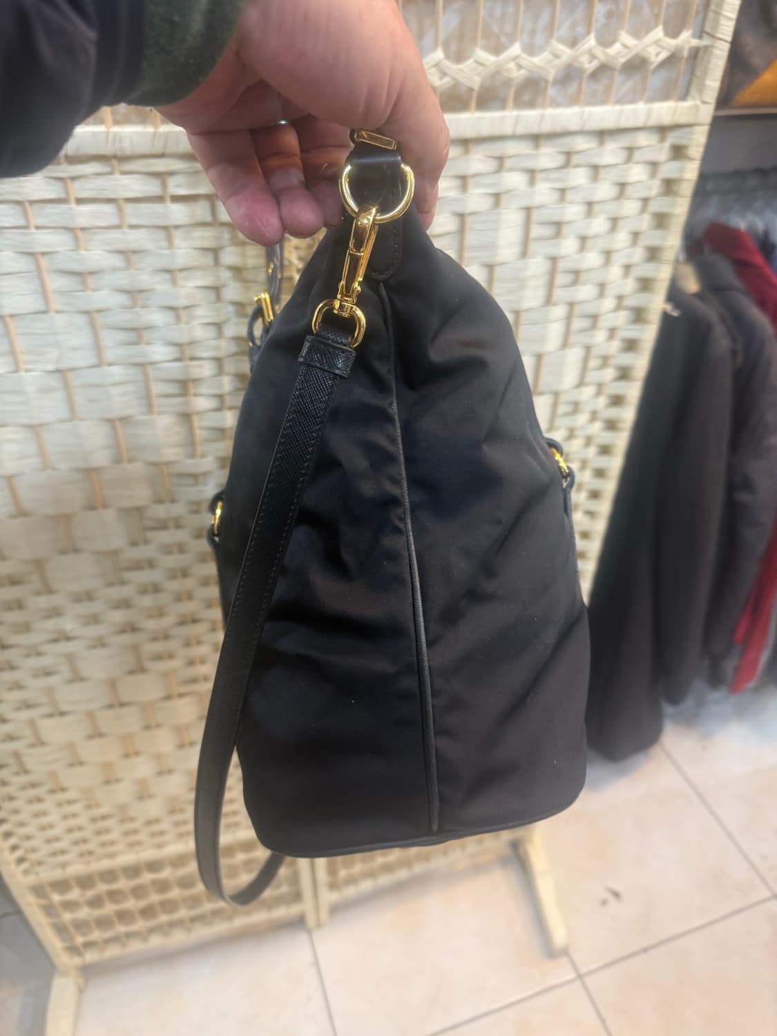 정품 프라다 나일론 2way백 팝니다 상품이미지5