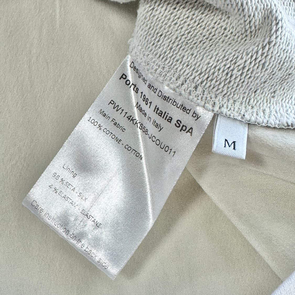 PORTS 1961 로고 실크 자카드 탑 상품이미지3