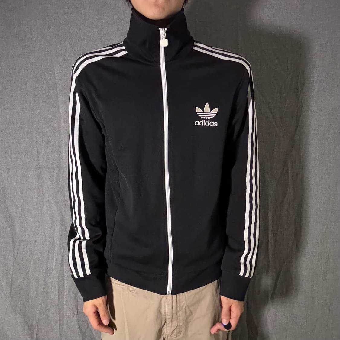 아디다스 삼선 블랙 져지 105사이즈 상품이미지2