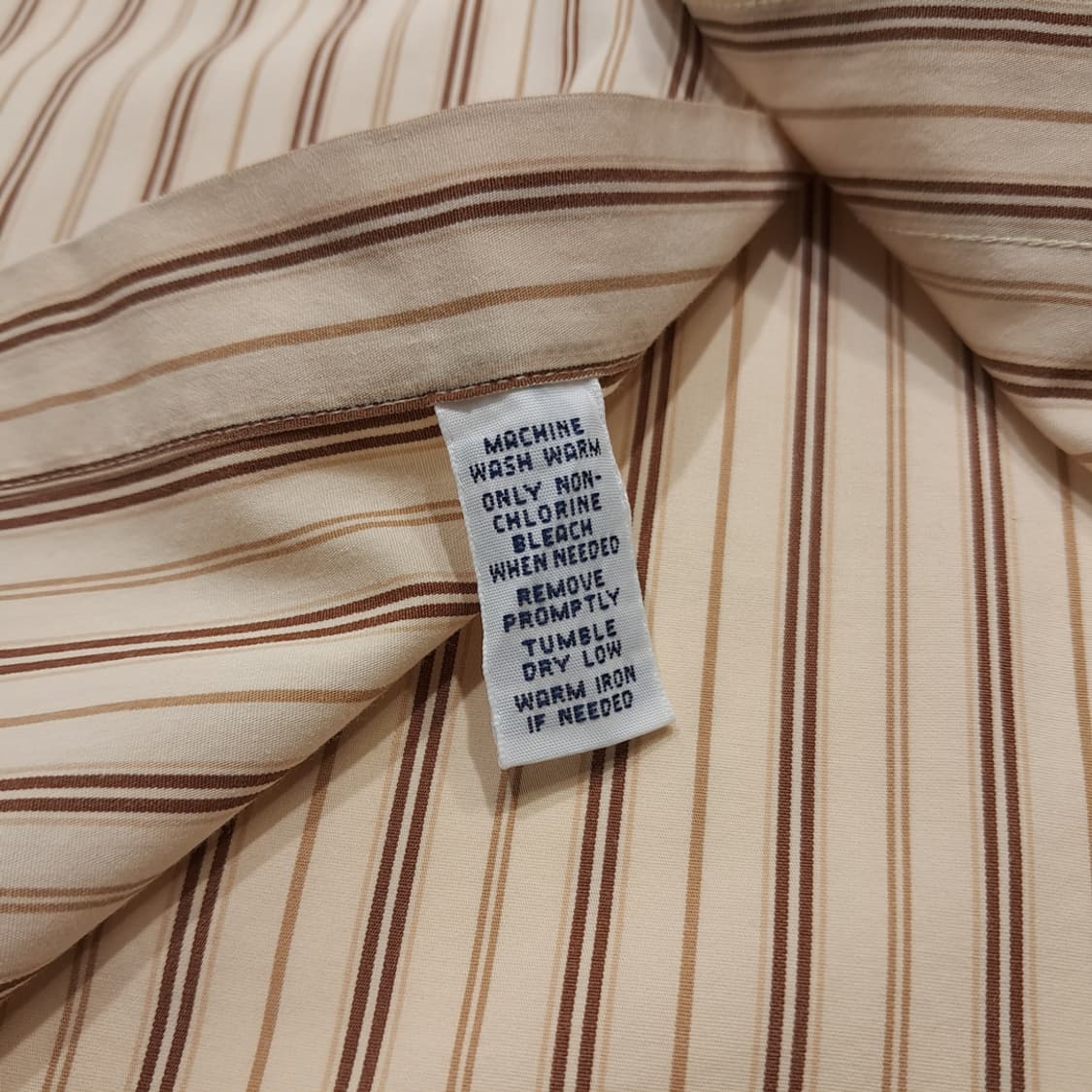 CK071 XL 폴로 00s 카푸치노 브라운 멀티 스트라이프 셔츠 남방 상품이미지5