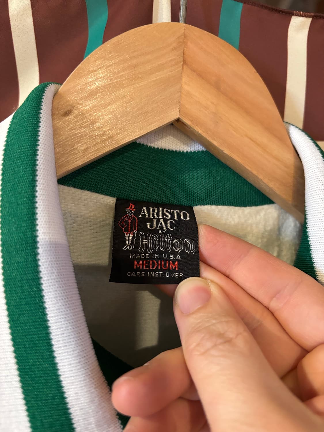 Hilton 빈티지 새틴 봄버 자켓 상품이미지4